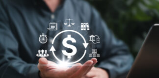 HR software, Automated payroll management, Remittance management software, Business finance concept,