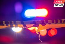 Kirk - police lights and crime scene