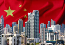 China Business Downtown and Financial District City of Chinese