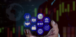 Exchange traded fund stock market trading investment financial