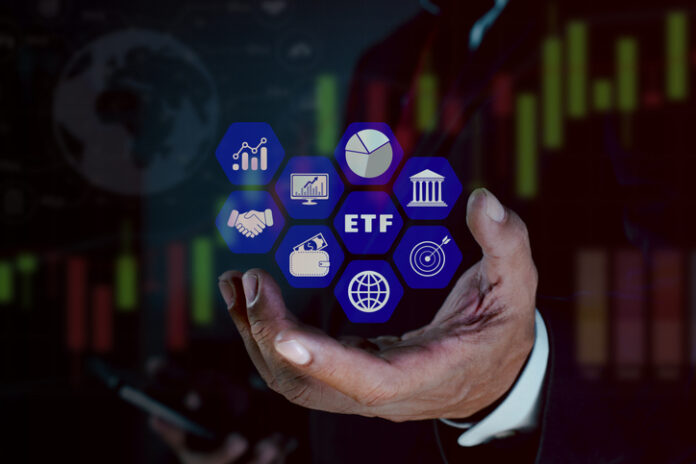 Exchange traded fund stock market trading investment financial