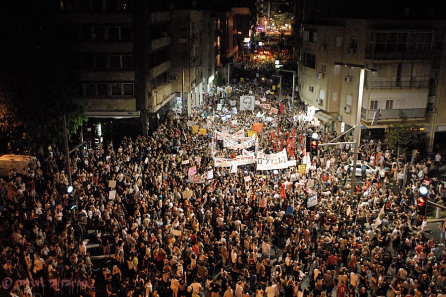 Cost-of-living protest in Tel Aviv in August 2011 (1)