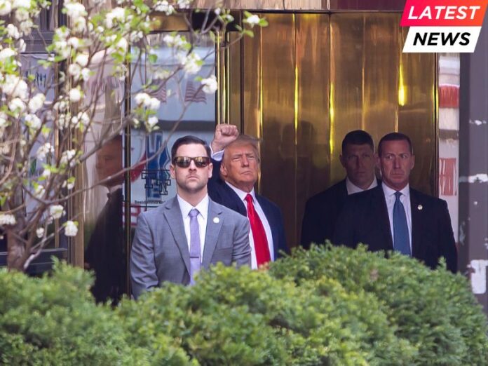 Government - President Trump Leaving Trump Tower
