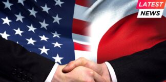 Alliance - Japan and United States handshake