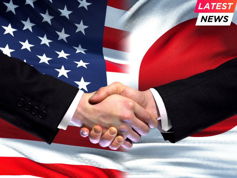 Alliance - Japan and United States handshake