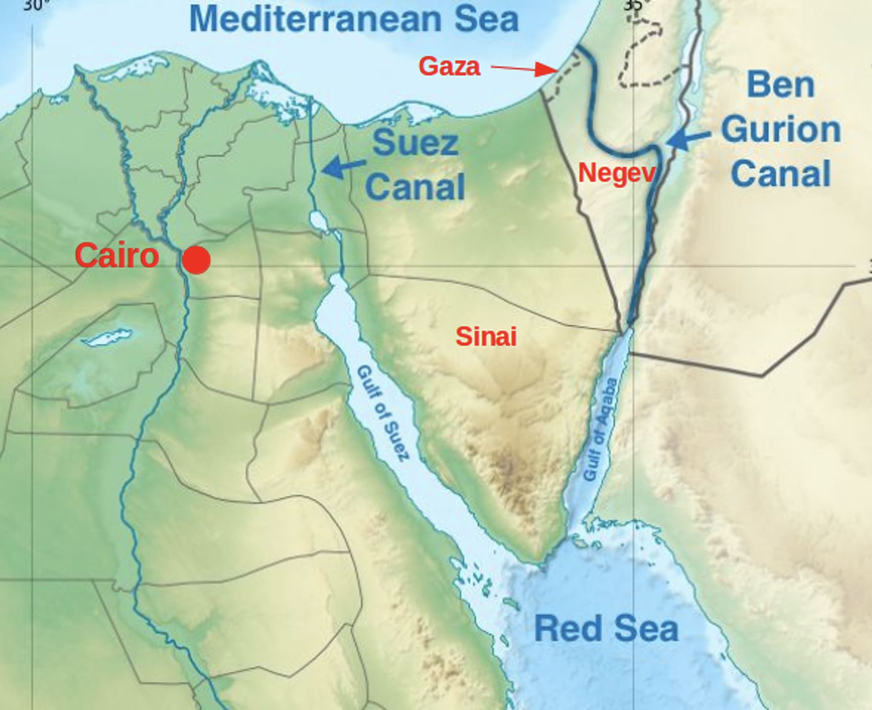 The Ben Gurion Canal Project