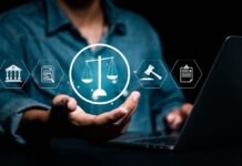 Marketing - Justice and legal concept