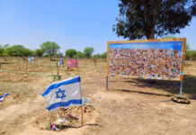 Why Wasn’t October 7 Avoided? Memorial composed of photos of young Israelis killed during the terrorist attack on the NOVA Festival which took place on October 7, 2023 a few kilometers from Gaza