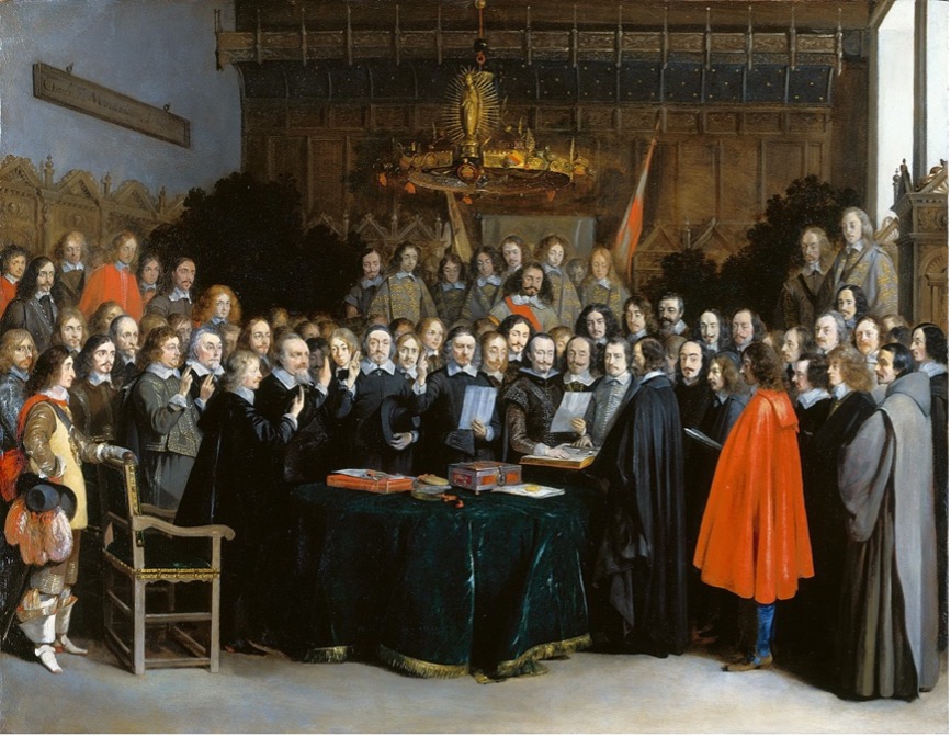 The ratification of the Spanish-Dutch treaty of Munster