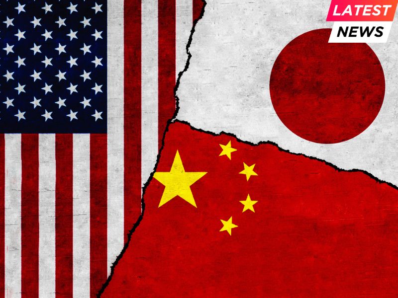 Companies - Flags USA, China and Japan