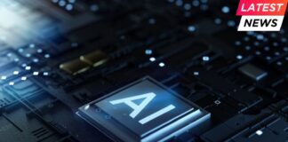 board chip with AI text