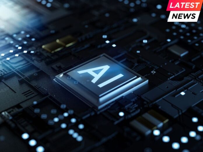 board chip with AI text