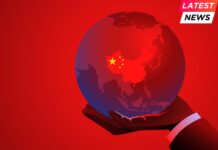 China Sees Opening for Global Influence as Davos Signals Power Shift Global - Businessman Blue Red Hand China Globe
