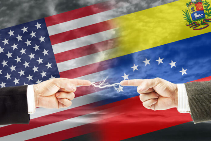 Confrontation and enmity between United States of America and Venezuela.