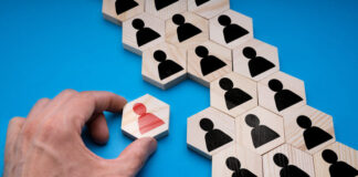 Team Conformist And Disconnecting Candidate Man. Right to disconnect concept
