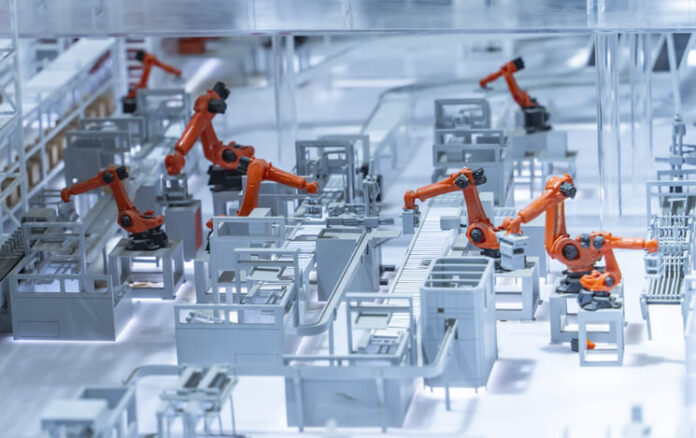 Model of Robotic and Automation system control application on automate robot arm