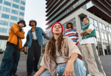 People wearing streetwear