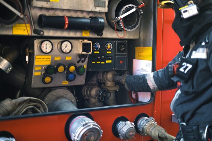 Guards - Firefighter by Fire Engine