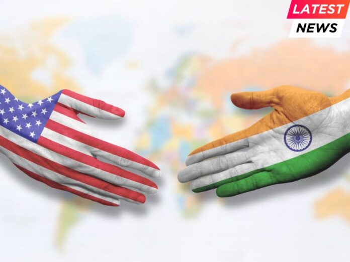 India and USA - Flag handshake Trump Says U.S.–India Trade