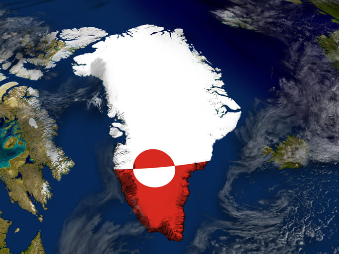 iStock-649912520 (1) Greenland with embedded flag on Earth