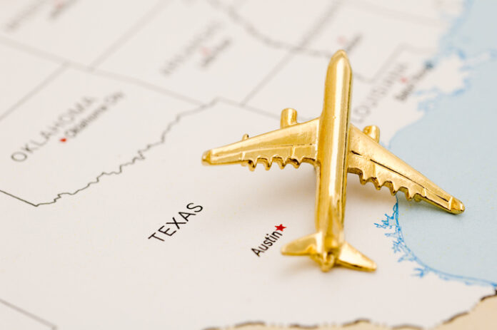 Plane Over Texas start travel agency Texas