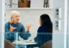 employee giving feedback to the CEO