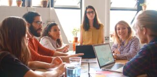 UK Startup Finance Shift - Business Team Meeting