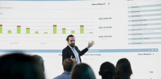CFO's new mandate. CFO explaining the presentation