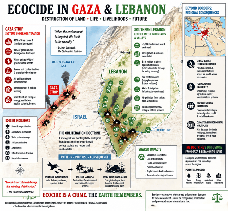 Ecocide in Gaza and Lebanon