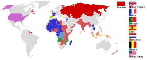 Updated colonization in 1945