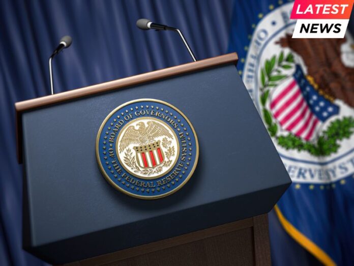 Fed of USA chairman press conference Alan Greenspan, Former Fed Chairman, Dies at 100