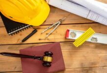 Arizona Contractor - Judge gavel and design tools