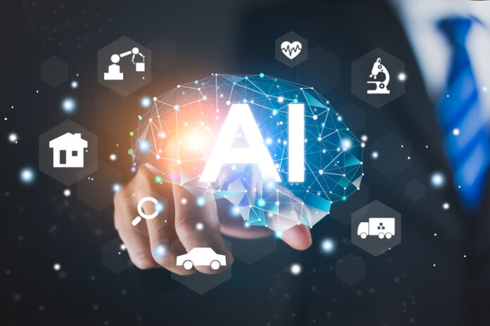 AI(Artificial Intelligence) concept. deep learning. AI(Artificial Intelligence) adoption concept.