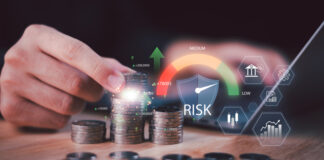 Investment analyst evaluating financial risk management with portfolio growth, market analysis, wealth management, investment security, trading performance, and financial strategy planning.