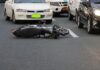 Personal Accident Cover - motorcycle lying on the road