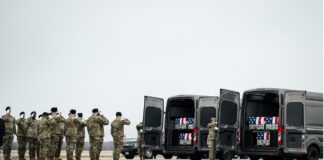 U.S soldiers killed in an Iranian Drone Strike in Kuwait