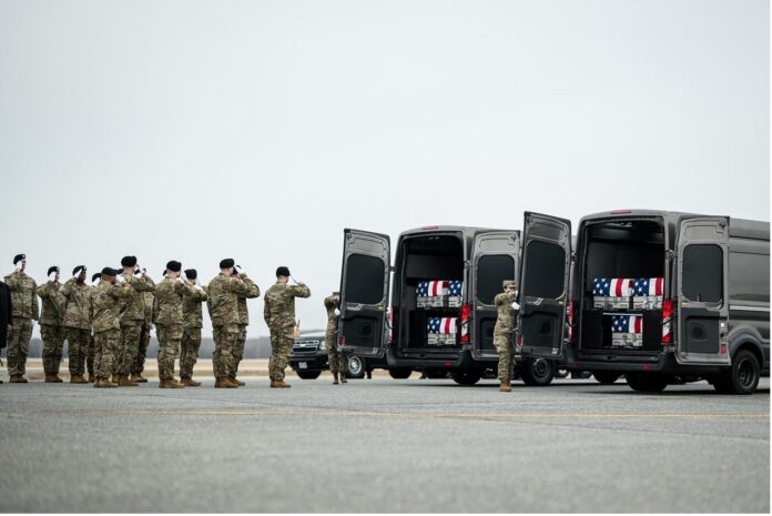U.S soldiers illed in an Iranian Drone Strike in Kuwait U.S soldiers killed in an Iranian Drone Strike in Kuwait