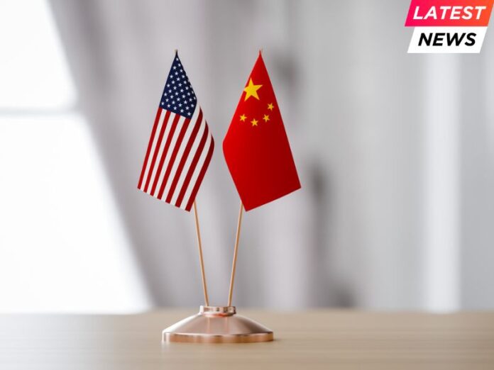 flags of the United States and China Trump-Xi Summit Faces Trade, AI and Iran