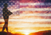 How to Lose a War in Three Reckless Moves Armed soldier with rifle and USA flag. Guard, army, military, war.