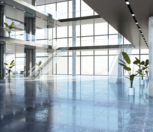Why Modern Offices Have Worse Indoor Air Quality In Office Buildings Modern Offices - Modern spacious office lobby