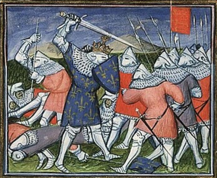 The Battle of Poitiers Public Domain