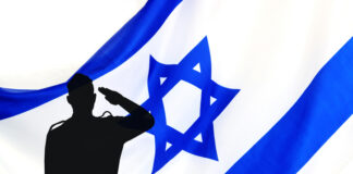 The Two Faces of Gadi Eisenkot, Who Could Be Israel’s PM Israeli soldier, silhouette salutes the Israel Flag. IDF army, Israeli Leader